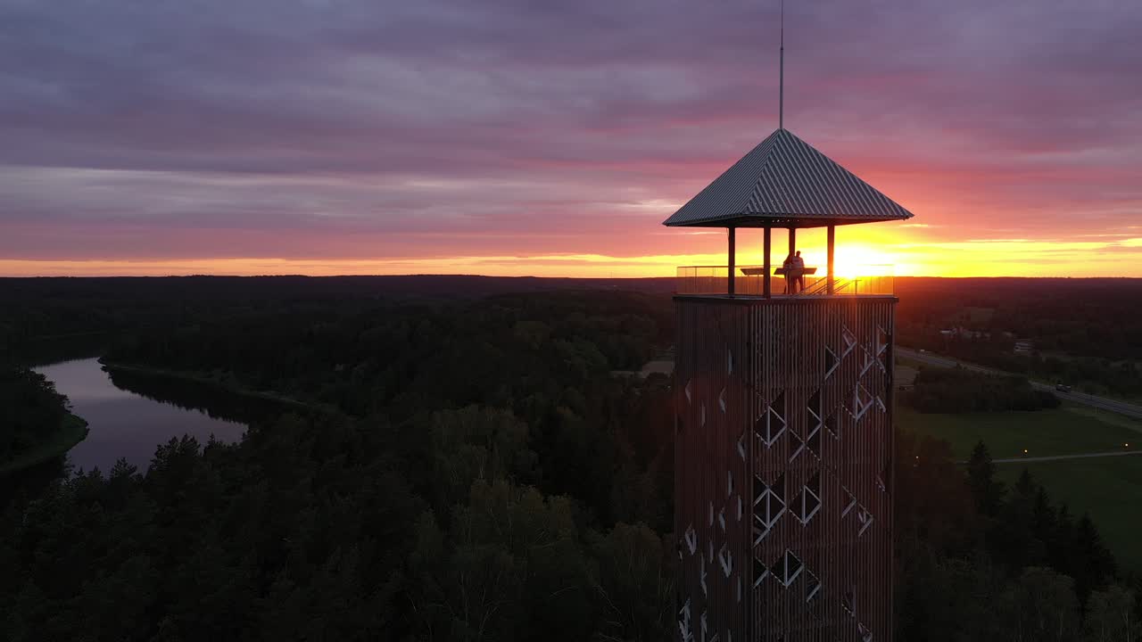 torre de observación de birstonas: la torre más alta de este tipo en lituania