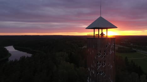 torre de observación de birstonas: la torre más alta de este tipo en lituania