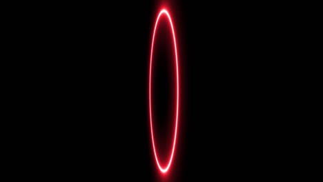 red ring glowing electric animation motion graphics