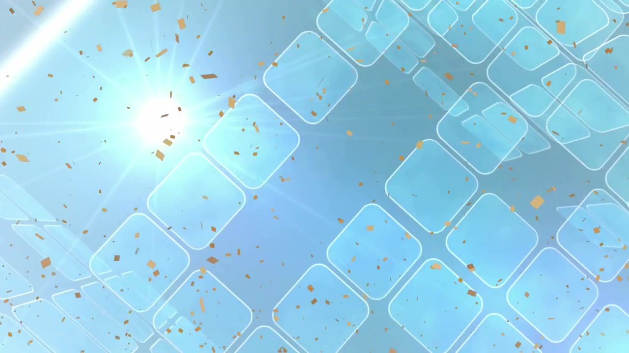 Animatie van een gloeilamp en een netwerk van verbindingen met iconen.
