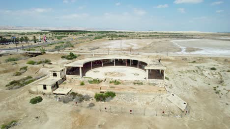 mar muerto área de hotel abandonado