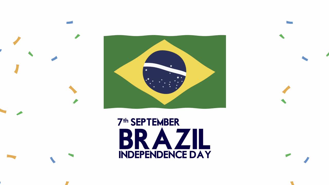 브라질 독립기념일 발과 콩페티