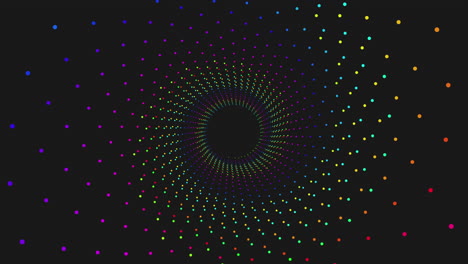 Spiraling-rainbow-colorful-dots-in-a-mesmerizing-pattern