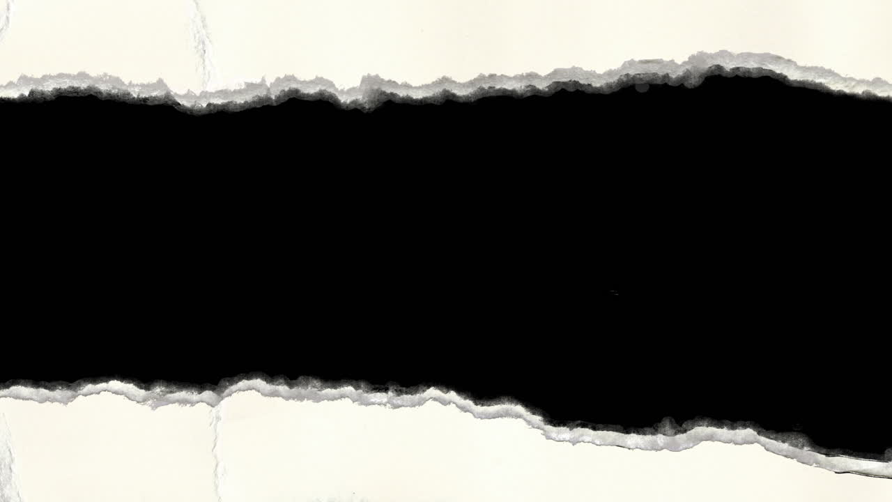 Abstract Background of Ripped White Paper Pieces with Rough Edges