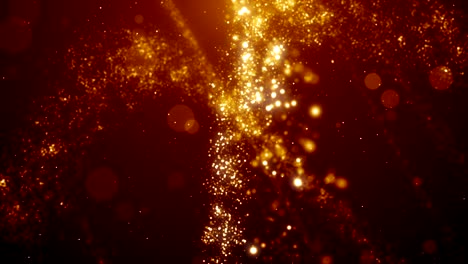 partículas de polvo abstracto luz bokeh títulos de movimiento bucle de fondo cinematográfico