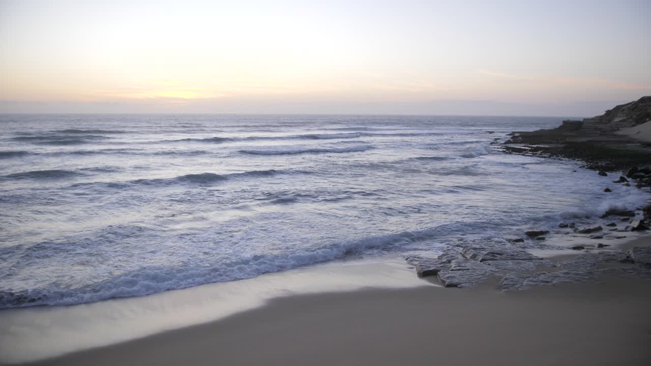 Sunset mood in Ericeira on the coast