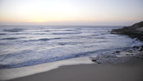 sunset mood in ericeira on the coast