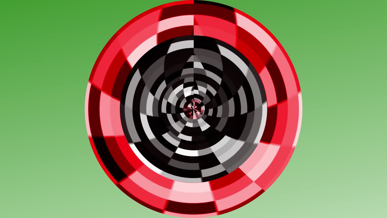 다채로운 기하학 기술 서클 배경