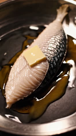 pan-fried fish with butter
