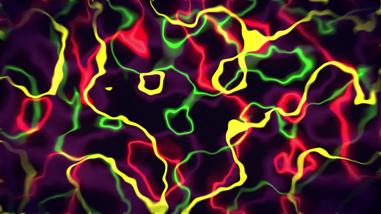 animación de línea completa de color abstracto de 4k - bucle