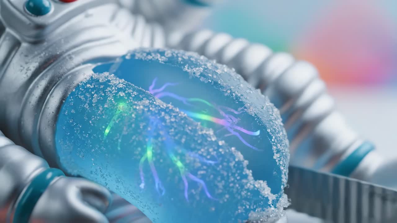 Cutting an astronaut gummy