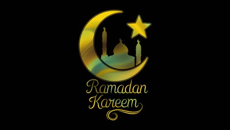 ramadan karim hintergrund. moschee und der mond, mubarak muslim eid ramadan.