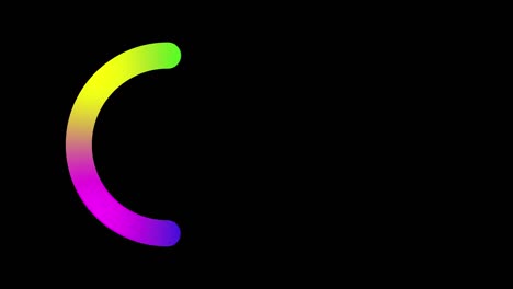 colorful infinity symbol.