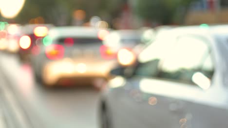 defocus traffic background