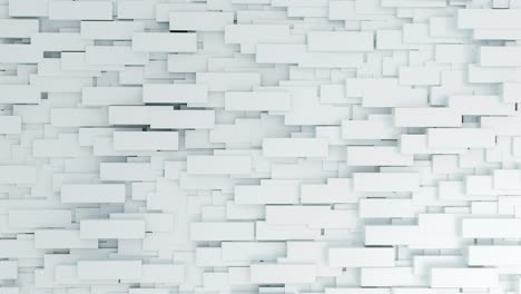 white bricks moving in the wall. abstract seamless 3d animation. motion design background. 4k uhd 3840x2160.