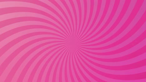 Animation-of-pink-stripes-spinning-on-pink-background