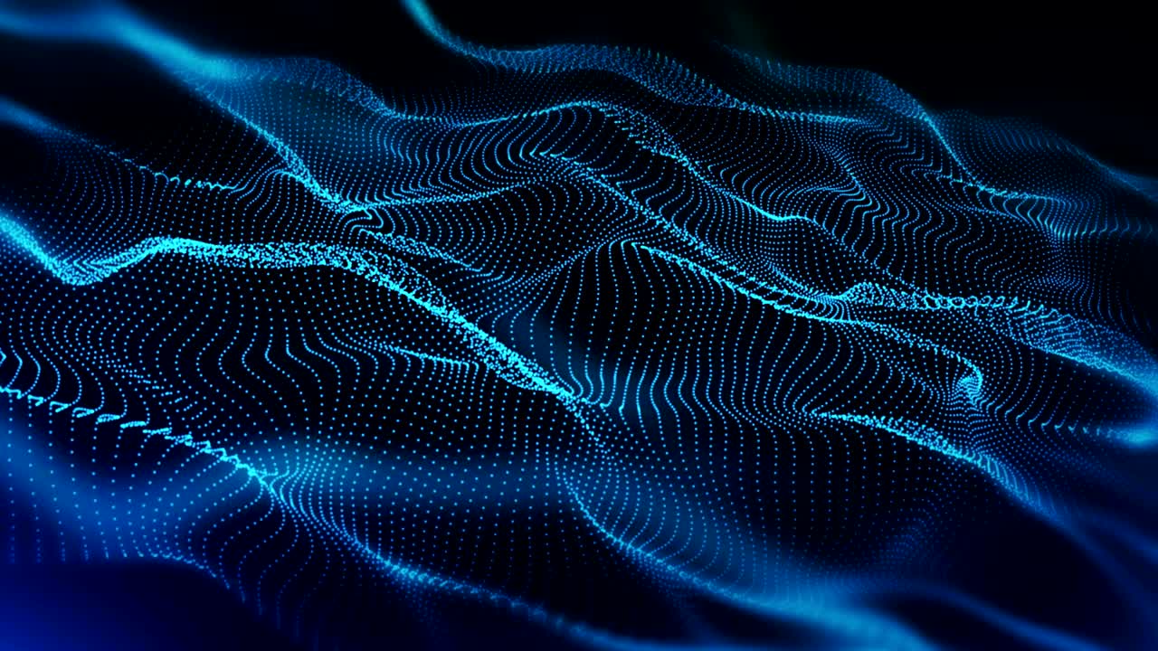 4k Moving Particles Loop