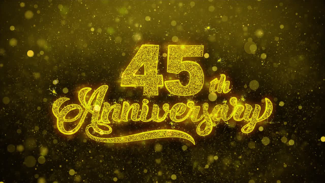 45th Anniversary Graphic Design
