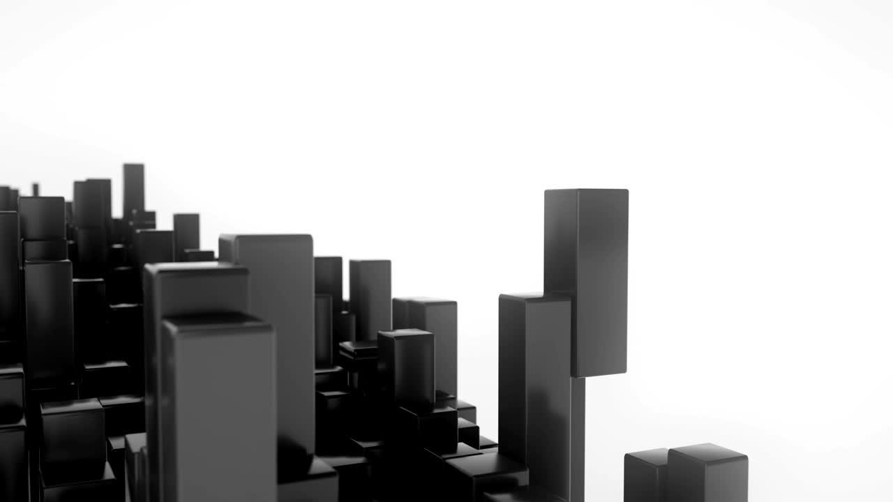 4K Abstract Bar Graph Blocks.