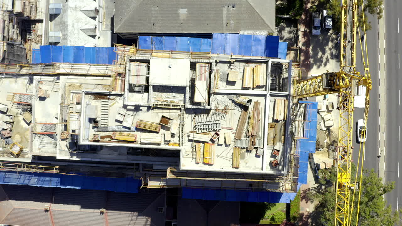 construcción de un edificio de apartamentos