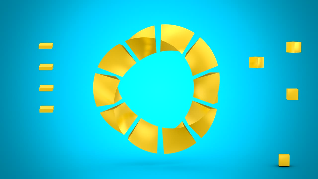 회전하는 기하학적 모양