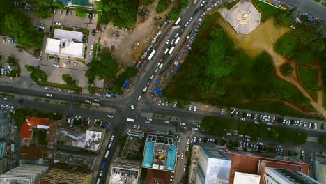 aerial-view-of-Dar-es-Salaam,-Tanzania