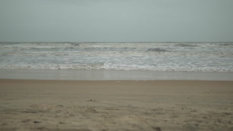 landscapes view of beach sea sand and sky on summer days