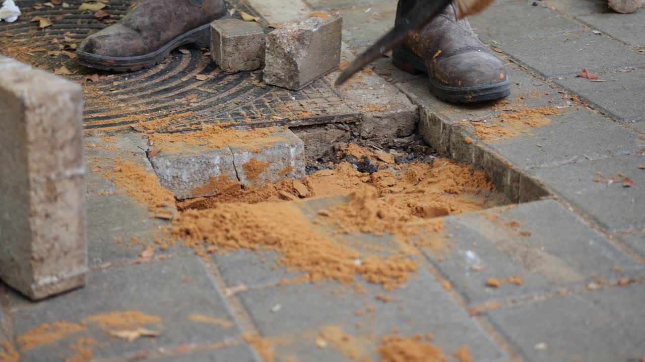 trabajos de mantenimiento de la ciudad