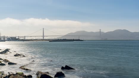 time lapse: san francisco golden gate bridge