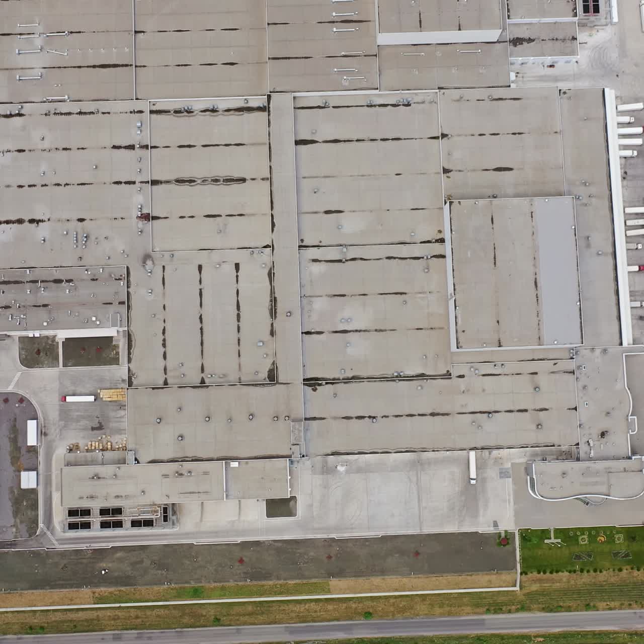 vista aérea de una zona industrial