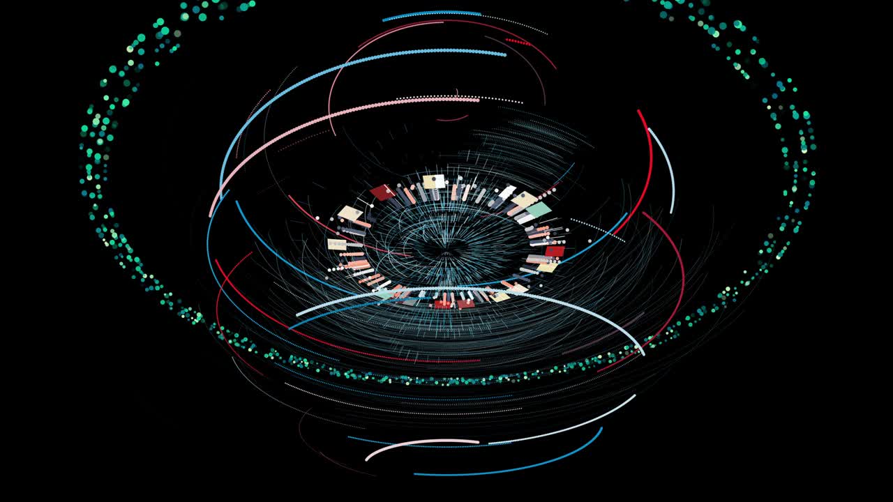 Digital technological abstract.