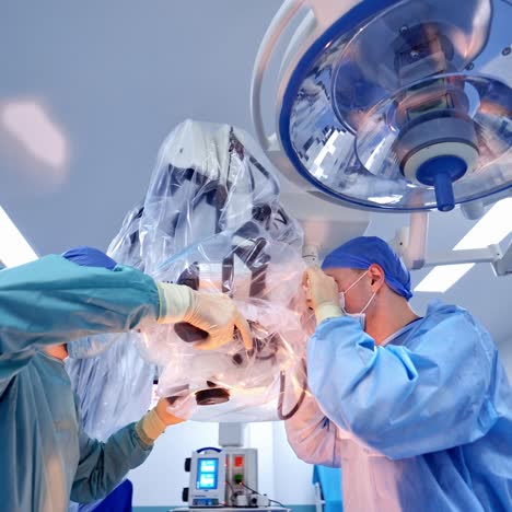 surgical procedures in the operating room