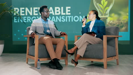 panel discussion on renewable energy transition