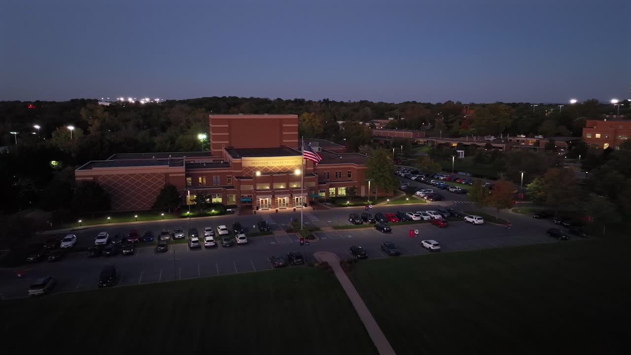 Oberstrom Bryant Theatre at Night