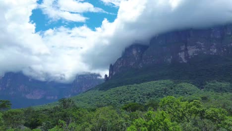 magnificent reveal of auyán-tepui in venezuela