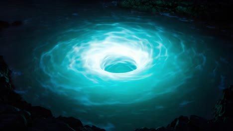 a mesmerizing water vortex: captivating swirls and spirals in a deep blue aquatic phenomenon of nature's beauty