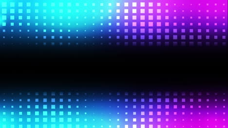 glowing lights on black background