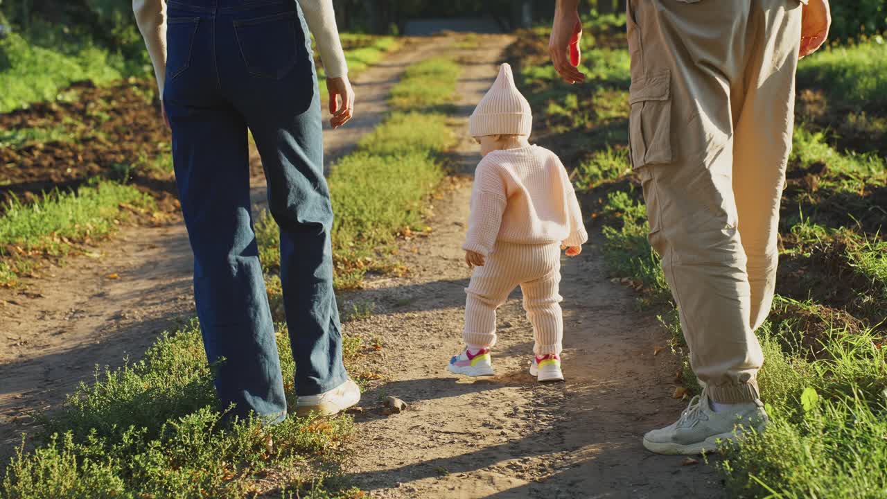 Family Walk in the Countryside