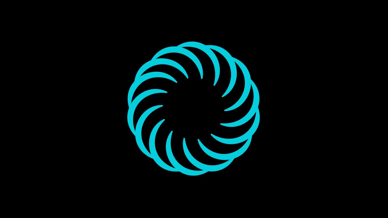 4k 비디오 모델 스트로보스코픽 및 최면 효과, 16:9 비디오 형식