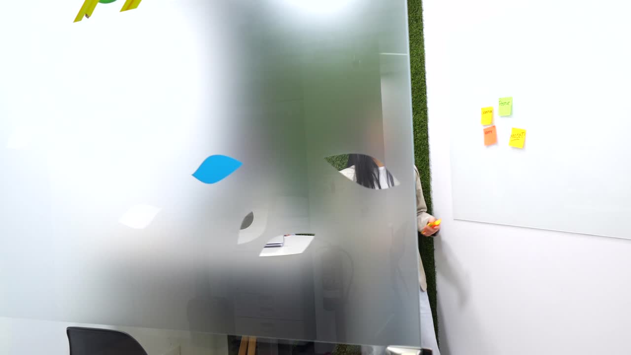 Business Meeting and Collaboration in Modern Office Space