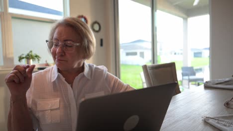 senior citizen wife calls her husband over after questioning an article she read on the news