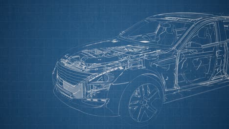 motor y otras partes visibles en el coche