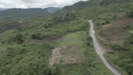 beautiful aerial view of de'remin kpg sapit padawan sarawak