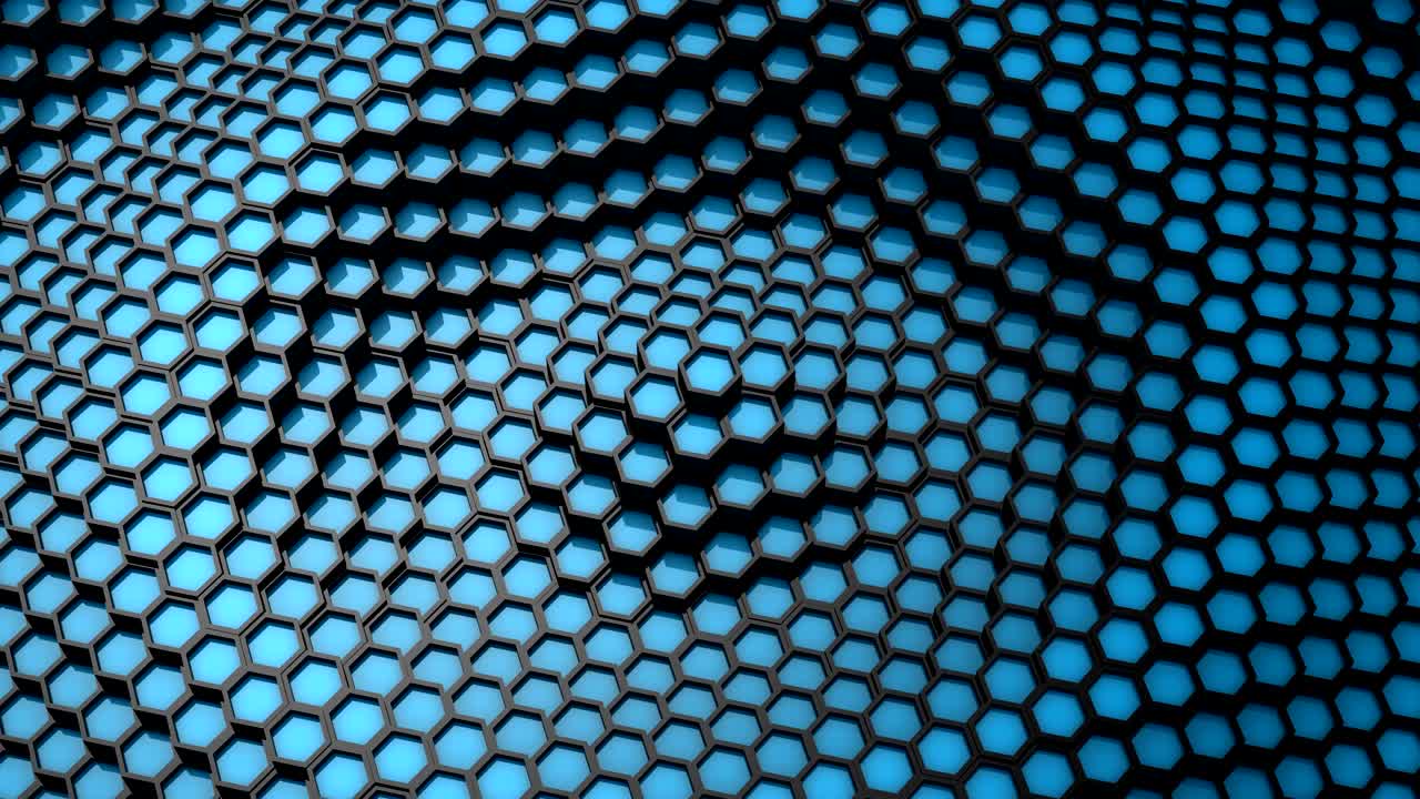 Background of Animated Hexagons