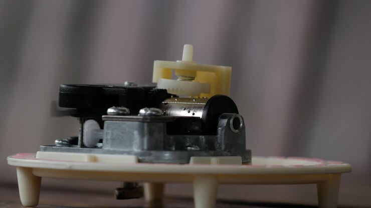 Music box inside, mechanism klaimba