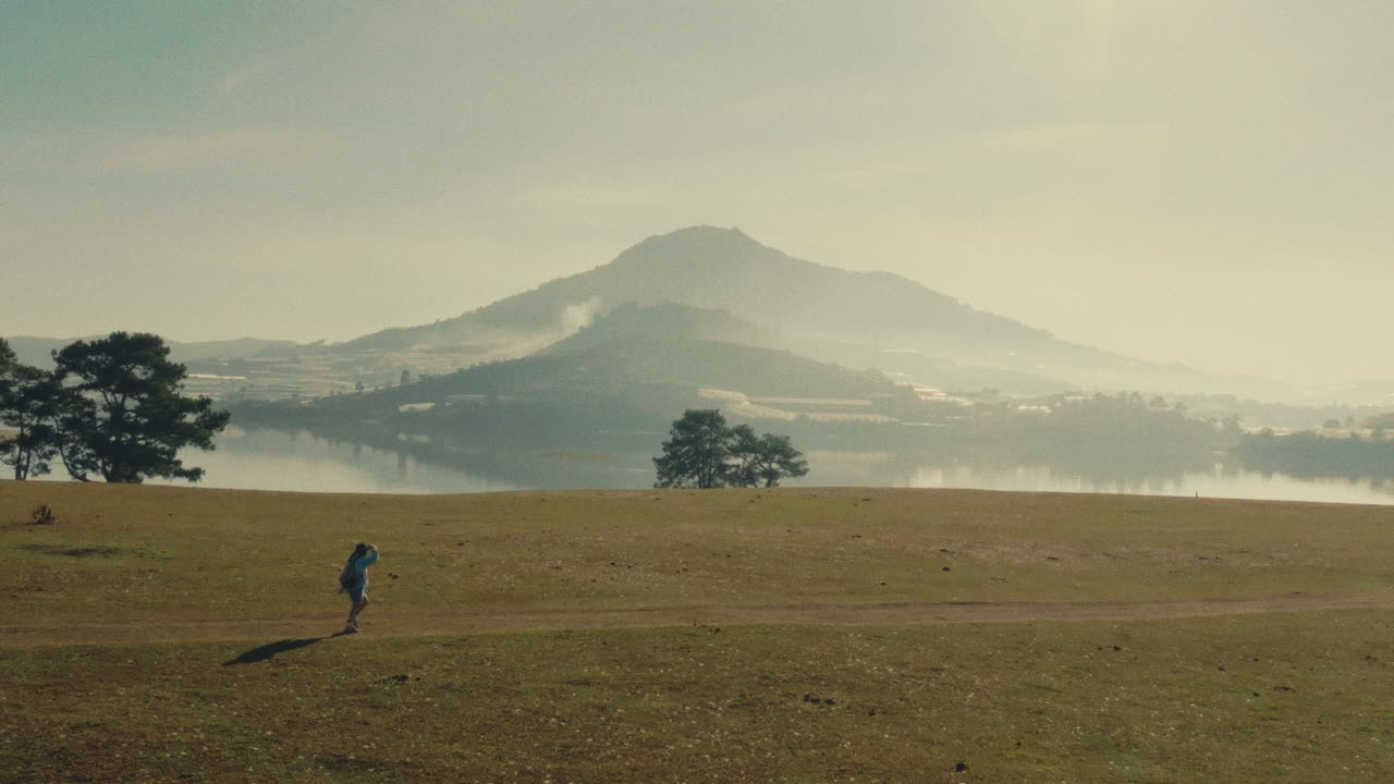 Misty Mountain Hike by the Lake