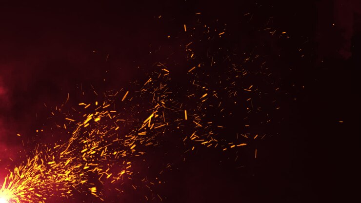 Fire Particles Background