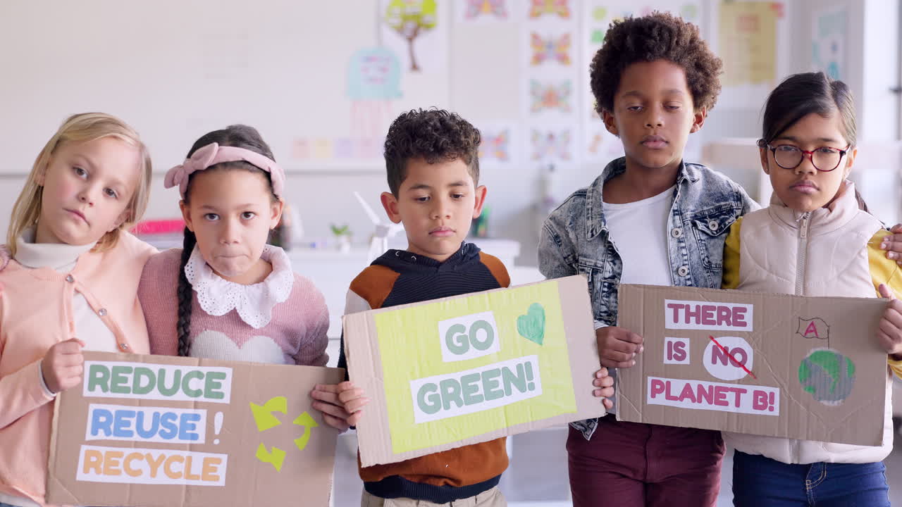 Poster, riciclo e campagna con bambini