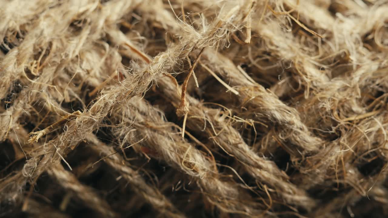 Close-up of a ball of natural twine