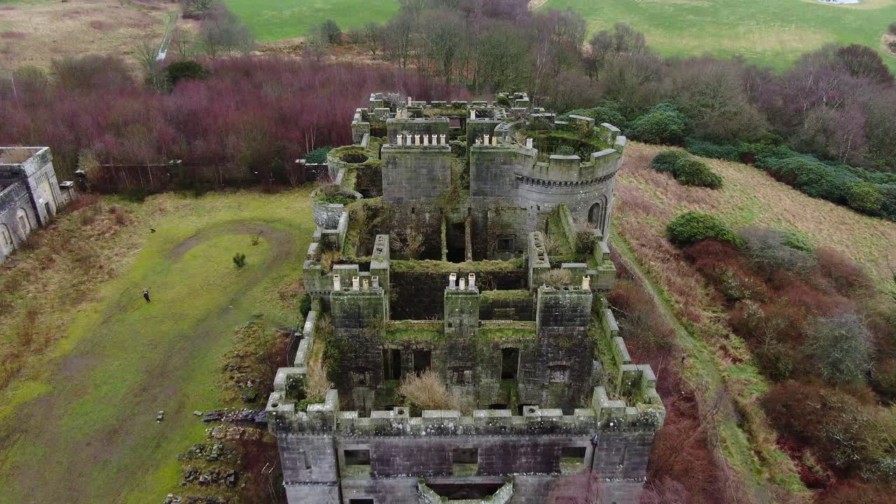 castillo de dalquharran en ayrshire, escocia